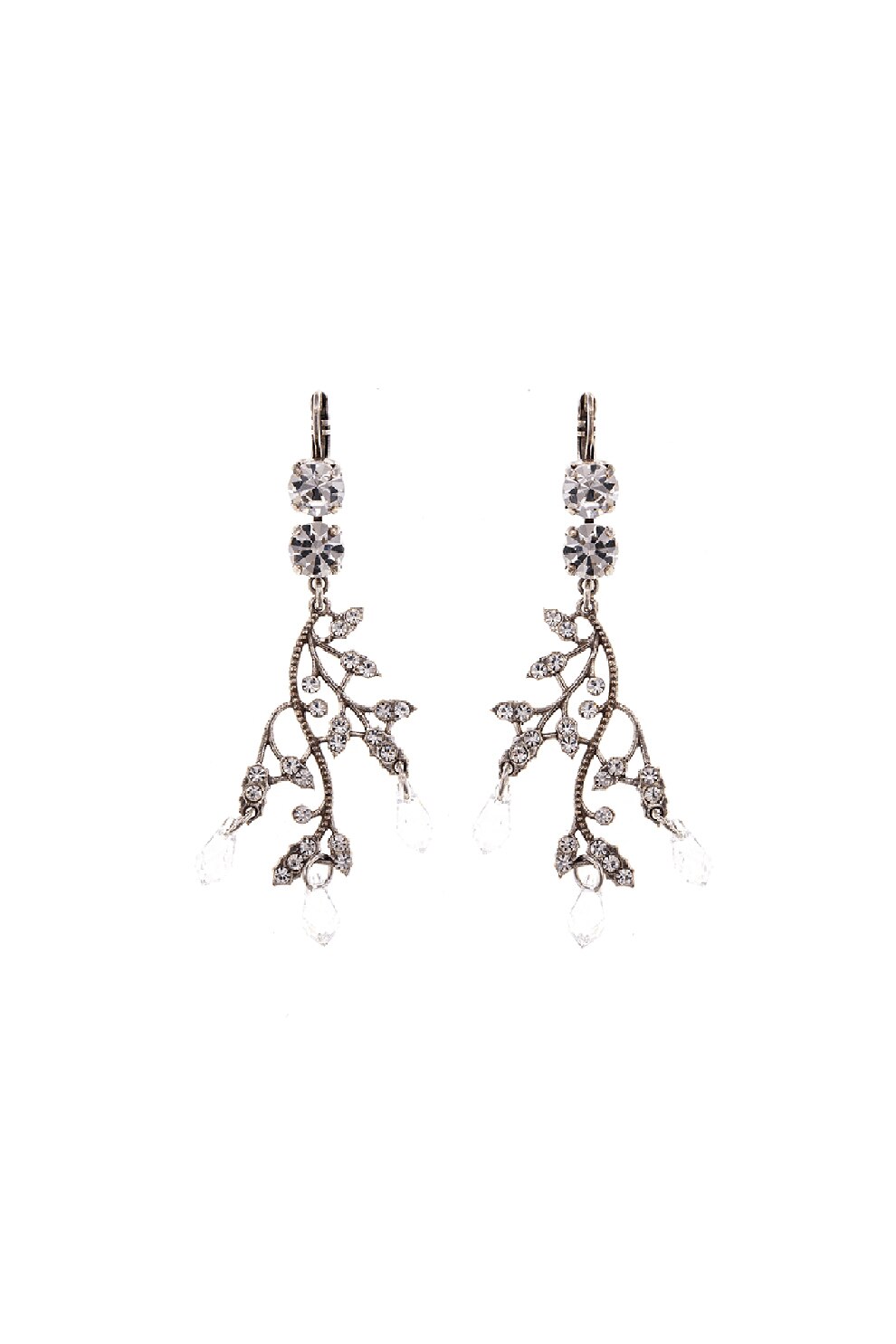 Roxannes - Mariana Jewellery, Cercei placati cu argint veritabil 925 cu , Argintiu