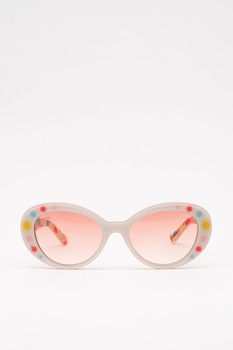 Ochelari de soare dama, Flamingo, Michela Picchi, Oval, Roz pal, Degrade, Acetat Ochelari de soare dama, Flamingo, Michela Picchi, Oval, Roz pal, Degrade, Acetat