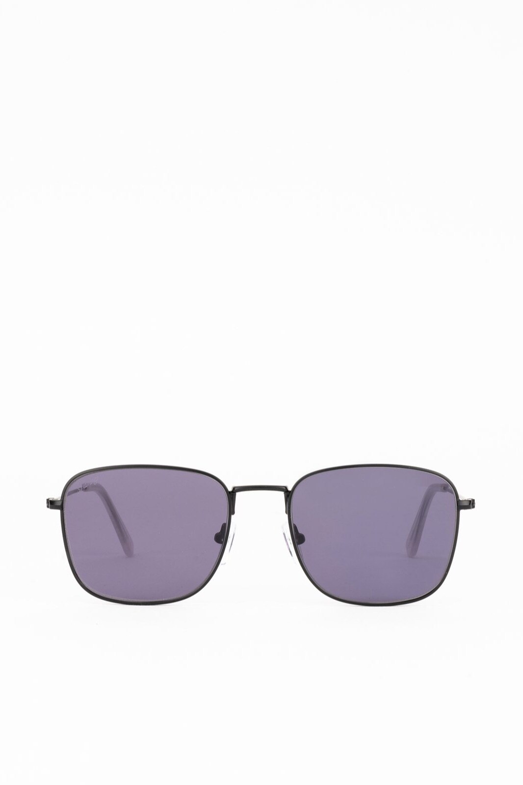 Ochelari de soare unisex, Flamingo, Napa, Dreptunghiular, Negru, Culoare uniforma, Otel