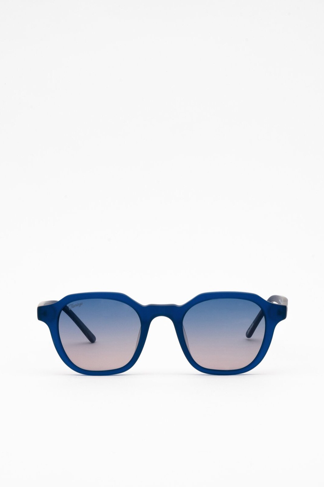 Ochelari de soare unisex, Flamingo, Morgan Klein, Pantos, Albastru, Degrade, Acetat