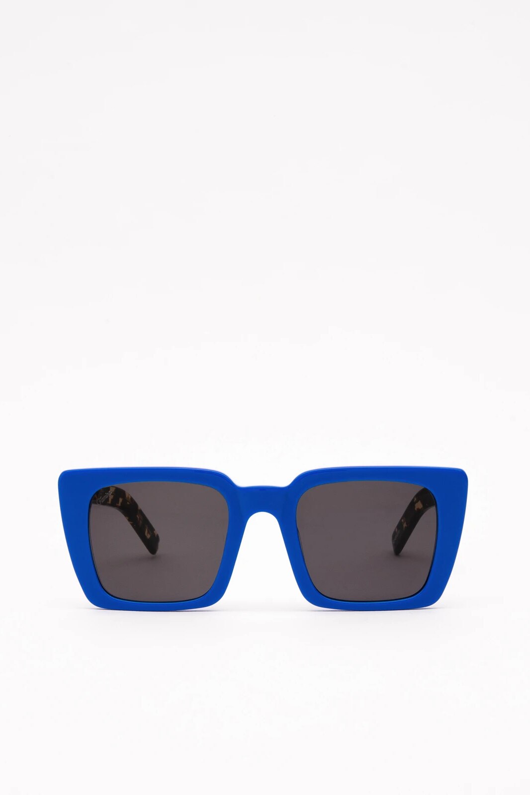 Ochelari de soare unisex, Flamingo, Davis, Dreptunghiular, Albstru, Culoare uniforma, Acetat