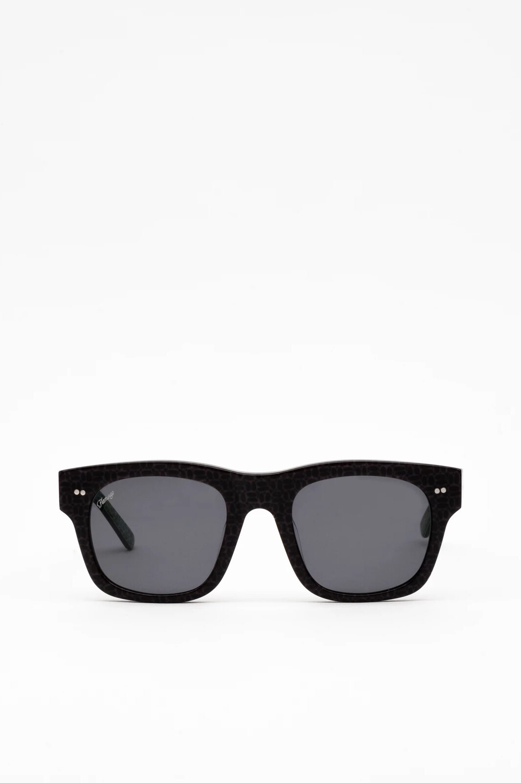 Ochelari de soare unisex, Flamingo, Yoshi Sislay, Wayfarer, Multicolor, Culoare uniforma, Acetat