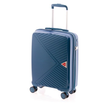 Troler Cabina, Gladiator, Guess, Polipropilena, Cifru TSA, MG 0910 - 55 cm, Albastru Troler Cabina, Gladiator, Guess, Polipropilena, Cifru TSA, MG 0910 - 55 cm, Albastru