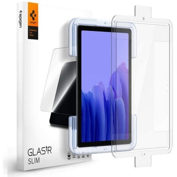 Folie sticla cu sistem de montare Case friendly Spigen GLAS.tR EZ FIT compatibila cu Samsung Galaxy Tab A7 10.4 inch Folie sticla cu sistem de montare Case friendly Spigen GLAS.tR EZ FIT compatibila cu Samsung Galaxy Tab A7 10.4 inch