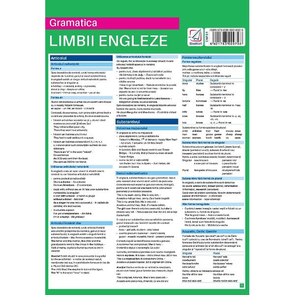 Gramatica limbii engleza