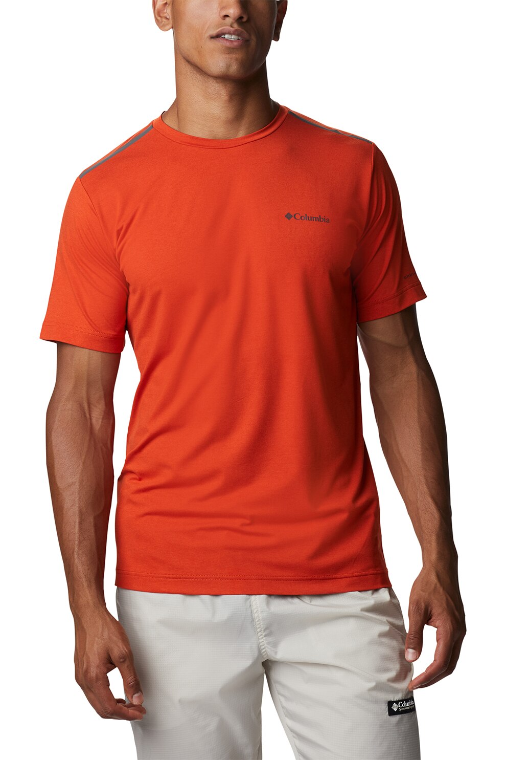Columbia, Tricou cu decolteu la baza gatului pentru drumetii Tech Trail, Oranj