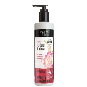 Gel de dus bio cu unt de shea si lotus Superb Silk 280 ml Organic Shop Gel de dus bio cu unt de shea si lotus Superb Silk 280 ml Organic Shop