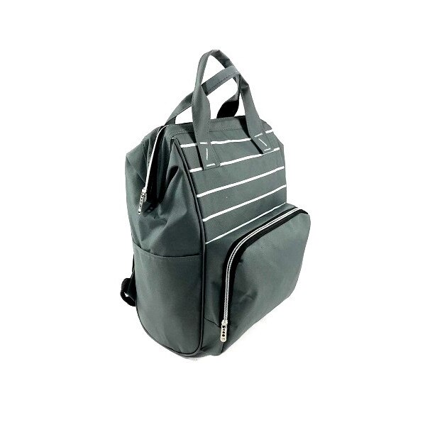 Rucsac multifunctional de umar pentru bebelusi, 45x15x35 cm,culoare gri