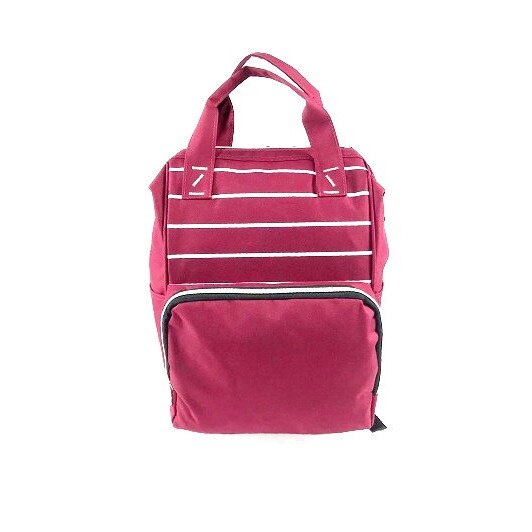 Rucsac multifunctional de umar pentru bebelusi, 45x15x35 cm,culoare rosu