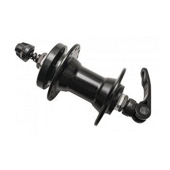 Butuc fata 26 inch Syncromate, aluminiu, prindere rapida, disc, negru Butuc fata 26 inch Syncromate, aluminiu, prindere rapida, disc, negru