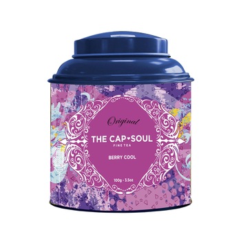 Ceai rece The Cap Soul, Berry Cool Tea, 100 g, ice tea, tip infuzie, din plante, aroma fructata, antioxidant, bogat in vitamine, 100% ingrediente naturale Ceai rece The Cap Soul, Berry Cool Tea, 100 g, ice tea, tip infuzie, din plante, aroma fructata, antioxidant, bogat in vitamine, 100% ingrediente naturale