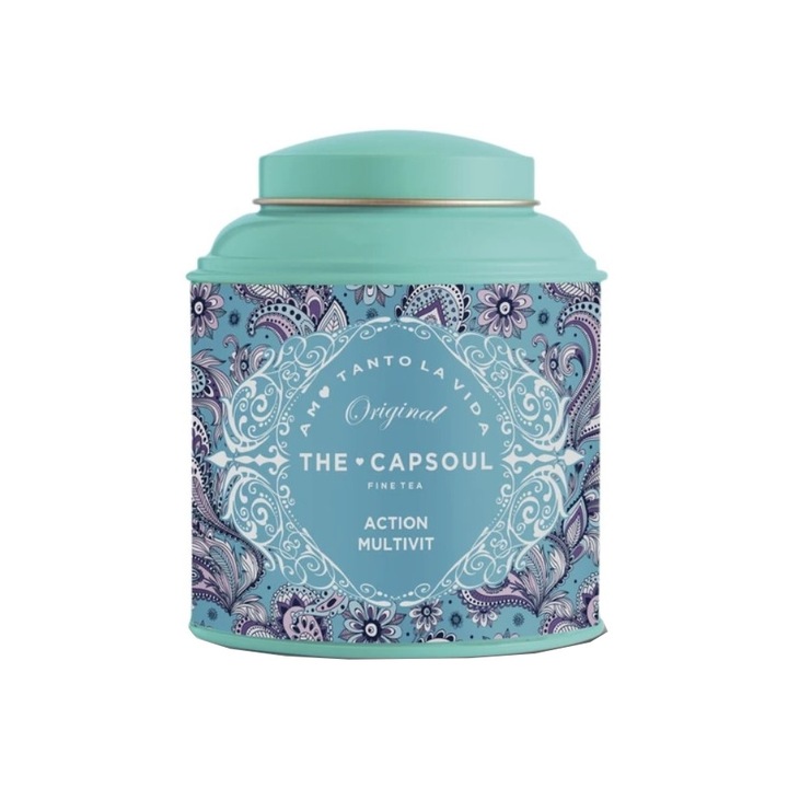 Ceai multivitamine The Cap Soul, Functional Multivit, 100 g, tip infuzie, din plante, vitalizant, ingrediente naturale 100%