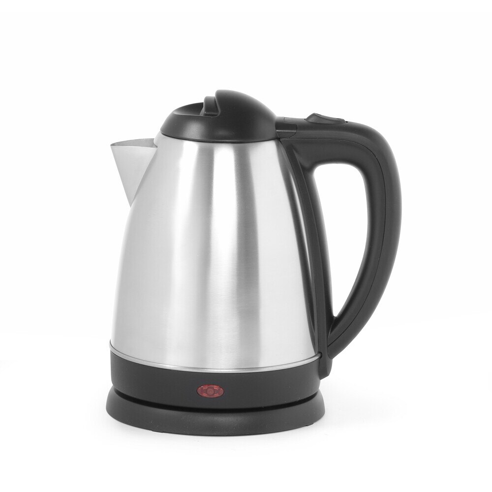 Cana fierbator din otel inoxidabil cu protectie supraincalzire EKK004 putere 2200W, capacitate 1.8L, oprire automata, capac ermetic