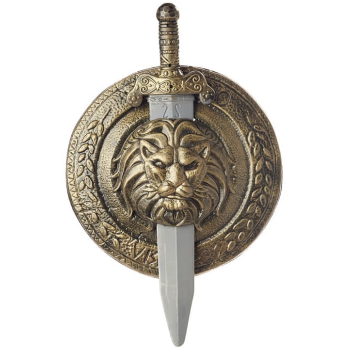 Set Armura Gladiator, scut 50 cm, sabie 72 cm, 3 ani+