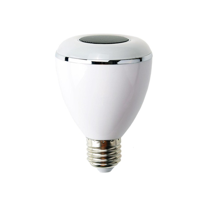 Bec inteligent LED color, difuzor, bluetooth