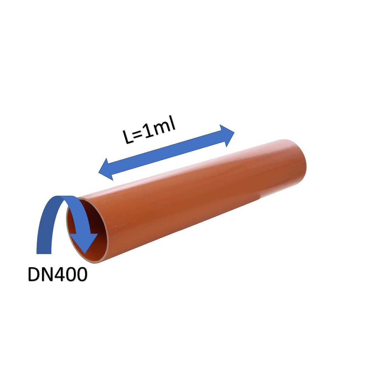 Coloana Camin PVC Inspectie Si Vizitare Lungime 1m D400 EMAG ro coloana-camin-pvc-inspectie-si-vizitare-lungime-1m-d400-emag-ro
