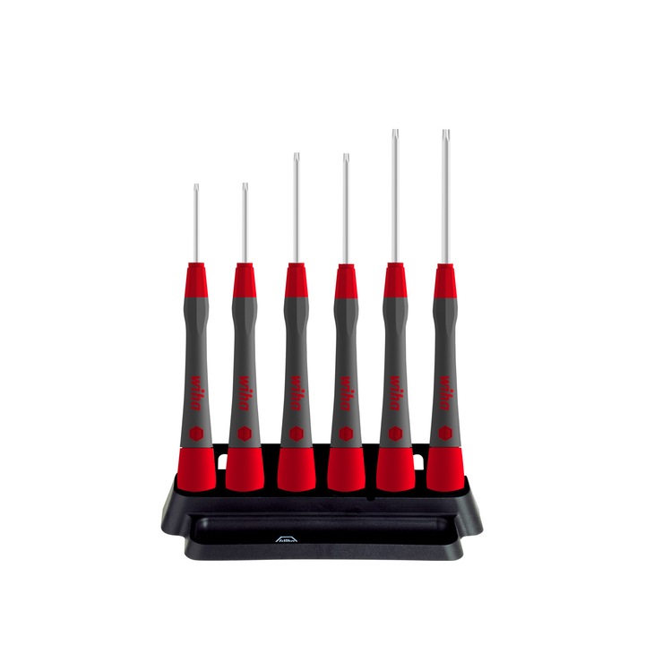 Комплект от 6 отвертки с държачи PicoFinish, Torx, Wiha