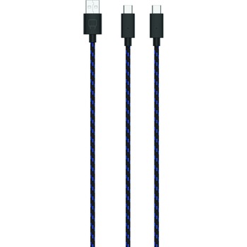 Cablu de incarcare Dual Play & Charge VS5002, Venom, 3 m, Type-C, USB, Negru Cablu de incarcare Dual Play & Charge VS5002, Venom, 3 m, Type-C, USB, Negru