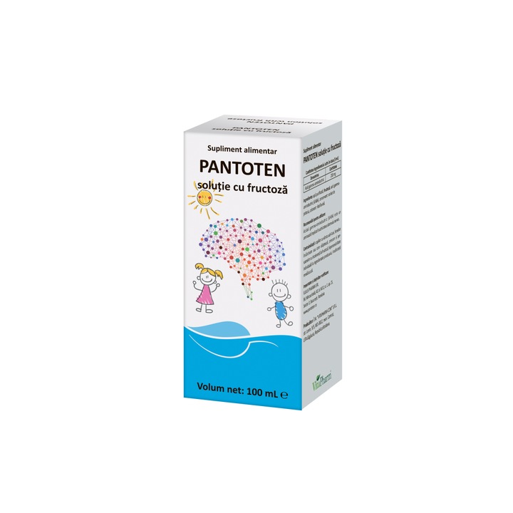 Supliment alimentar Pantoten, protector si calmant asupra creierului, 100ml