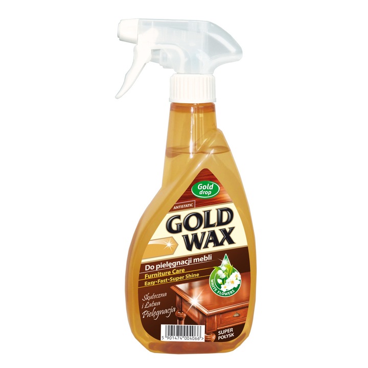 Megoldás bútorok mosásához és karbantartásához GOLD WAX 400 ml