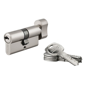 Cilindru usa / butuc cu buton, 30 x 30 mm, Trafic 6 inalta securitate Cilindru usa / butuc cu buton, 30 x 30 mm, Trafic 6 inalta securitate