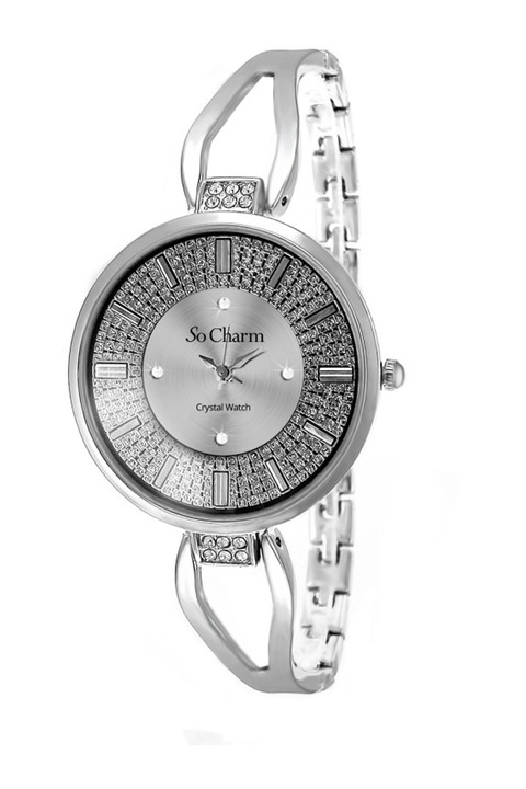 Дамски часовник So charm Paris MF276 *17790448-11-26-404, С кристали Elements, Сребрист