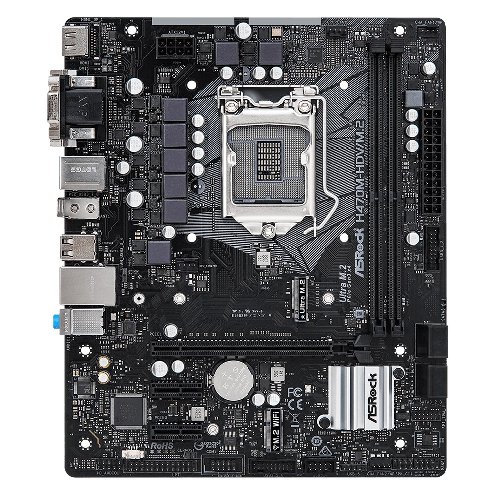 Placa de baza Asrock H470M-HDV/M.2, socket 1200