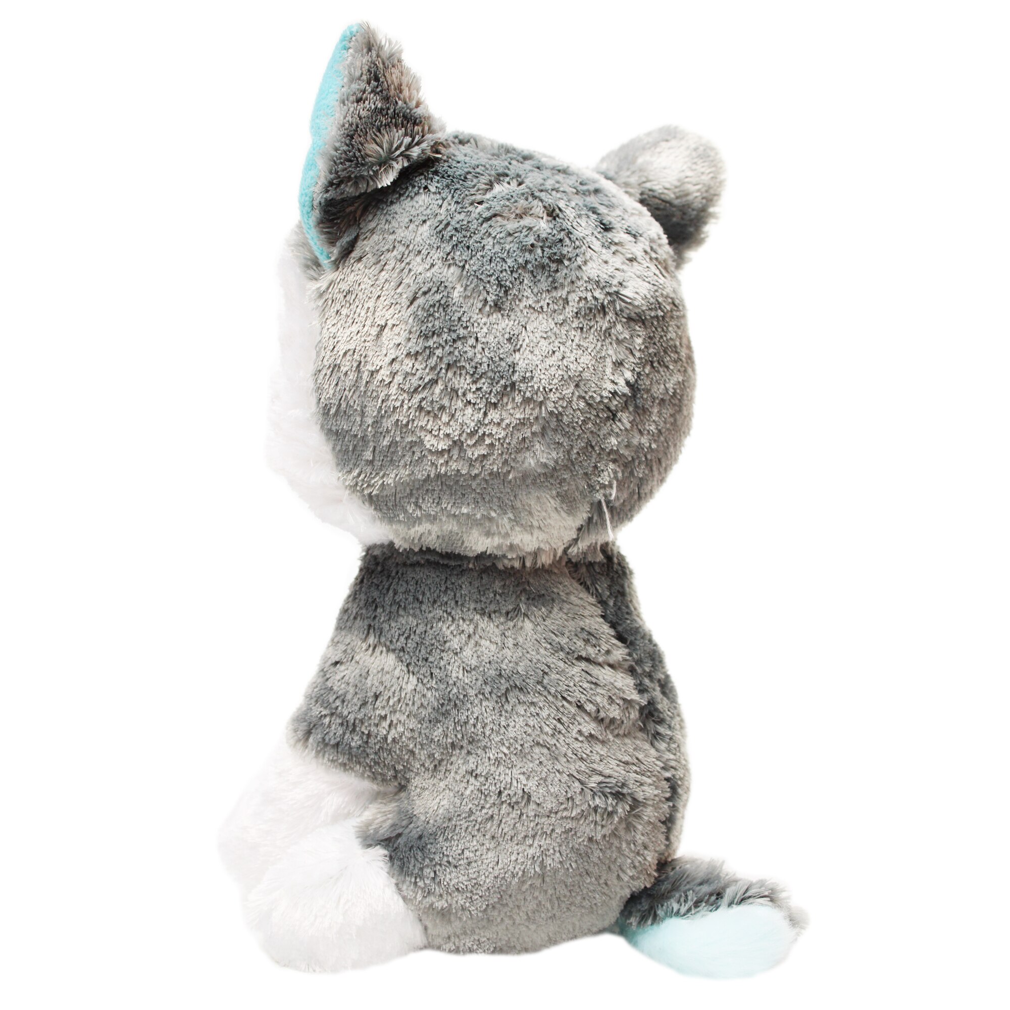 Jucarie de plus, Pisicuta gri, Recostore, 13x25 cm, REC1041