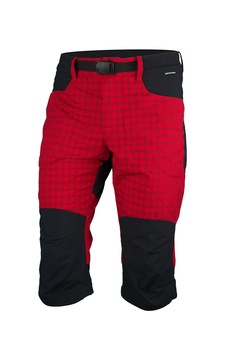 NORTHFINDER, Pantaloni capri pentru trekking Bondger, Negru/Rosu NORTHFINDER, Pantaloni capri pentru trekking Bondger, Negru/Rosu
