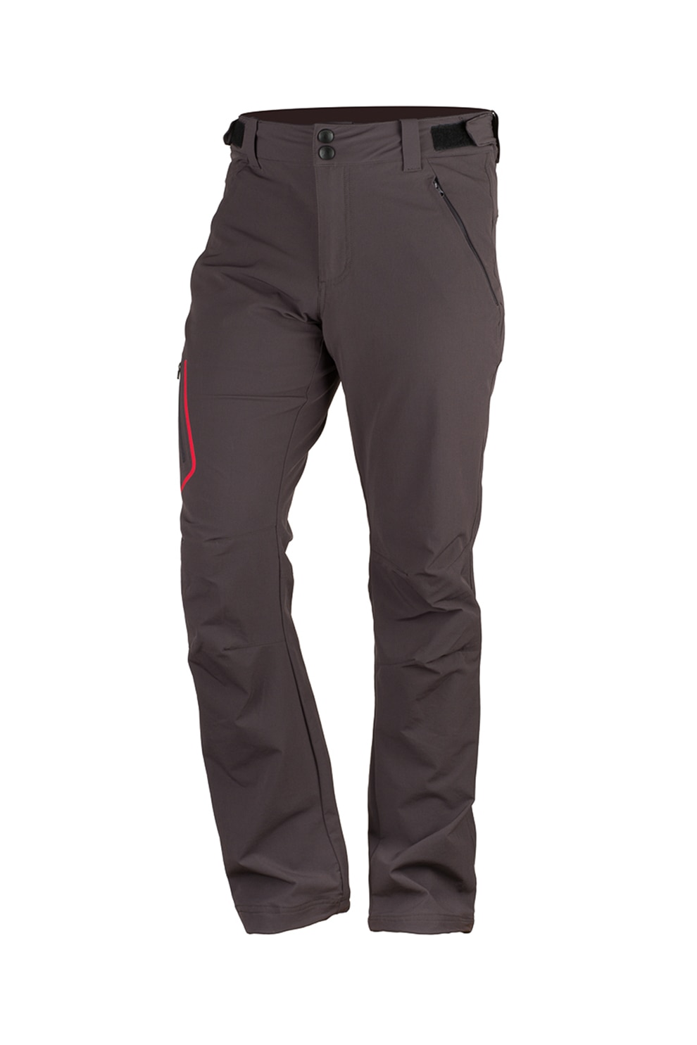 NORTHFINDER, Pantaloni cu croiala dreapta pentru trekking Kemet, Grej
