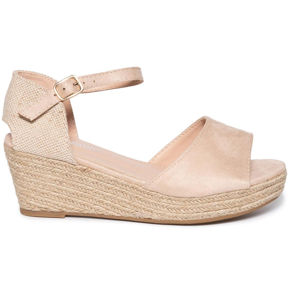 Sandale dama Meg, Bej, Bej