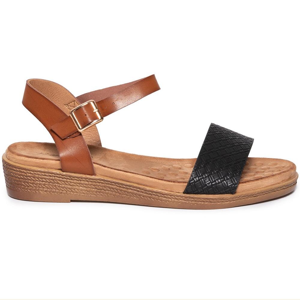 Sandale dama Kaida, Maro/Negru, Maro