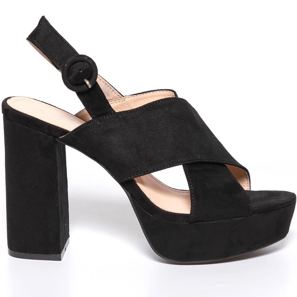 Sandale dama Selda, Negru, Negru