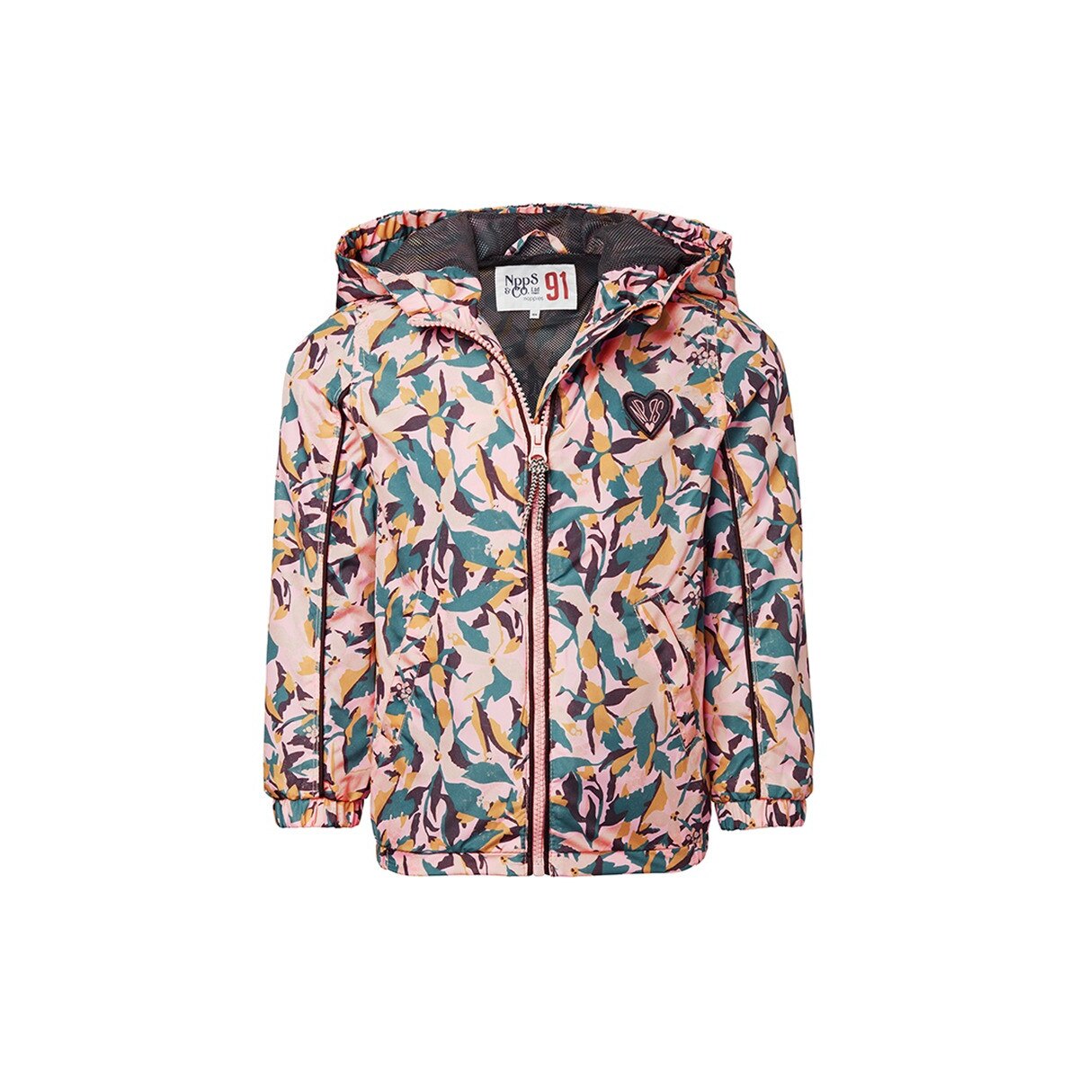 Jacheta primavara fete, NOPPIES, Lakson, multicolor, imprimeu floral