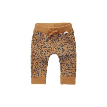 Pantaloni bebe, NOPPIES, Terracina, bumbac organic, animal print, cu buzunare, maro, Maro Pantaloni bebe, NOPPIES, Terracina, bumbac organic, animal print, cu buzunare, maro, Maro