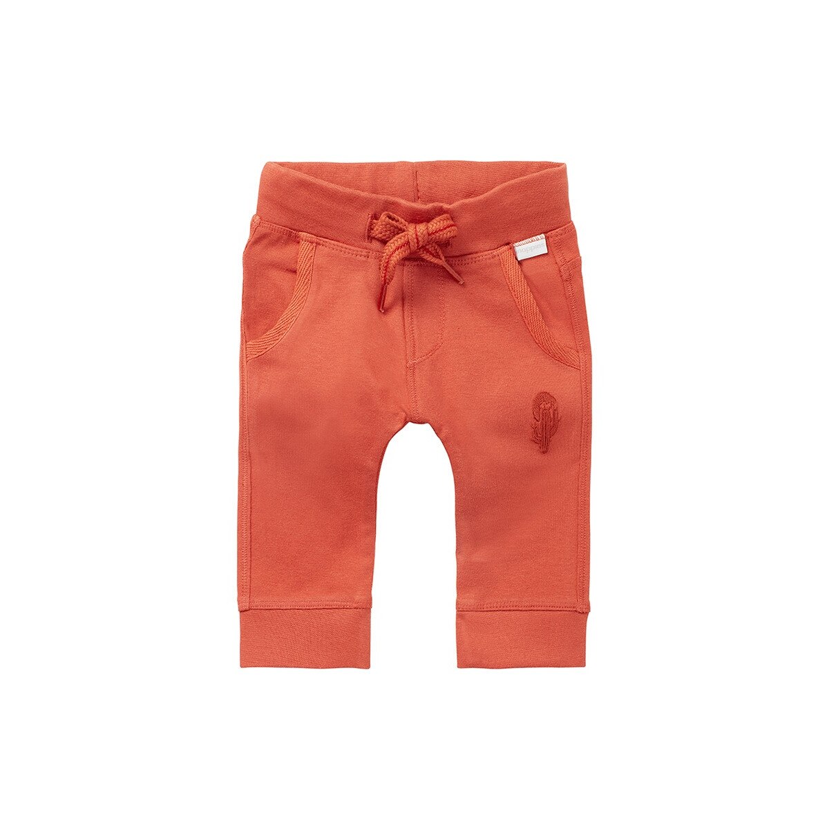 Pantaloni bebe, NOPPIES, Timor, bumbac organic, cu buzunare, maro, Maro