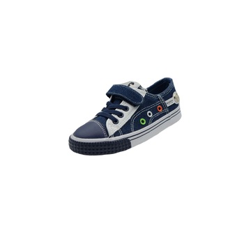 Tenisi din panza pentru baieti Tom Miki 65-28B, Bleumarin, 28 Tenisi din panza pentru baieti Tom Miki 65-28B, Bleumarin, 28