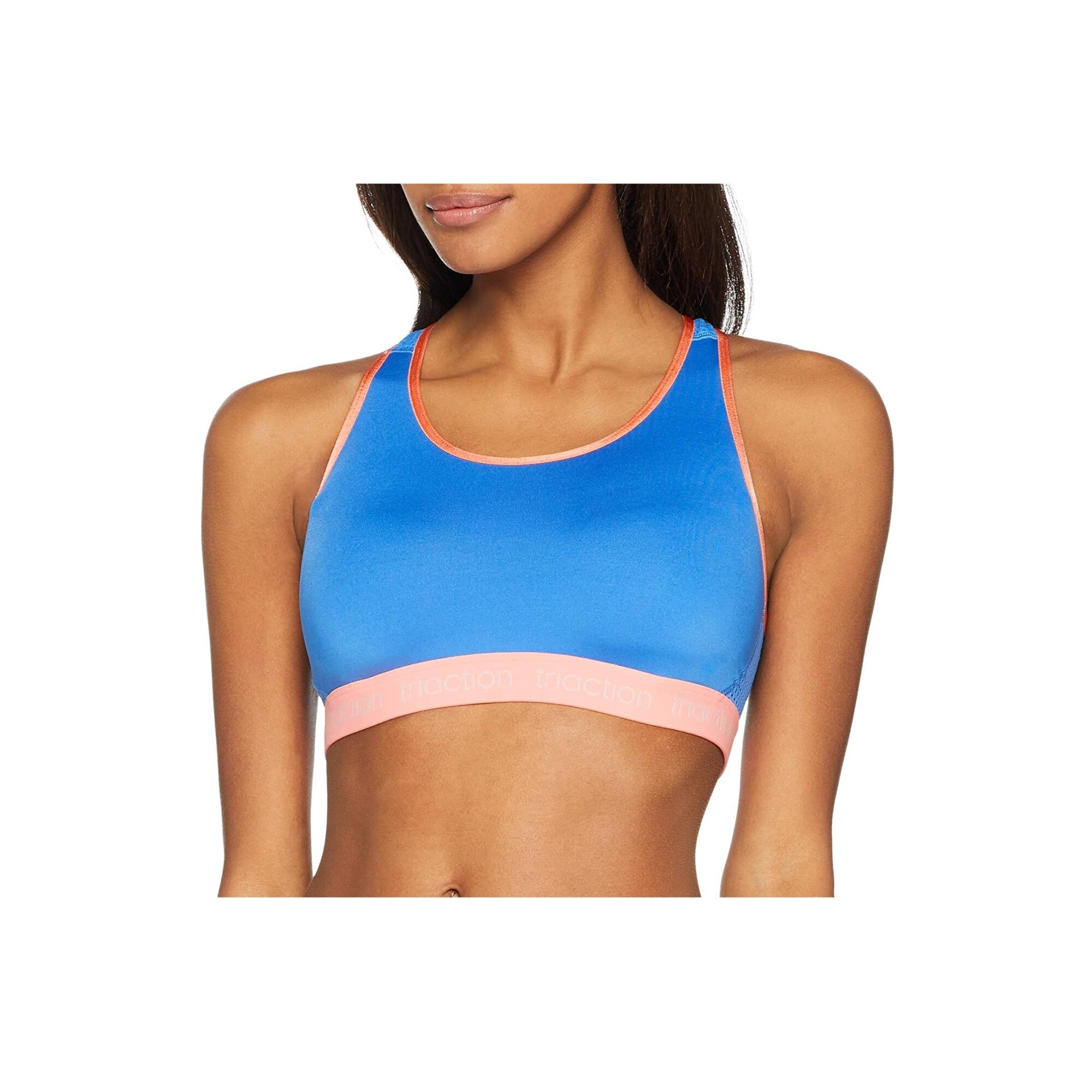 Bustiera, Triaction by Triumph Sports Top Pro, Albastru/Portocaliu