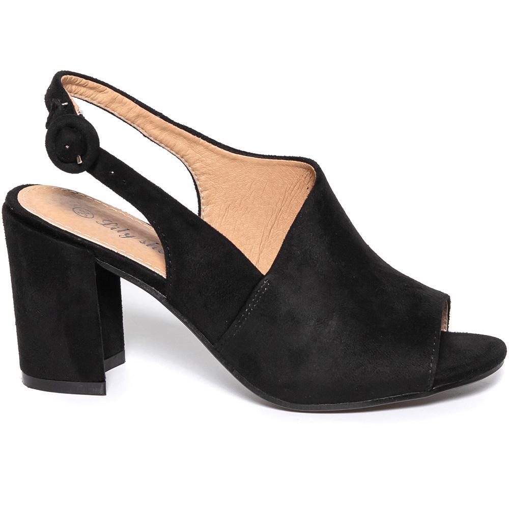 Sandale dama Dinah, Negru, Negru