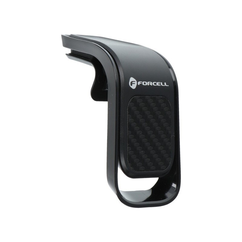 Suport Auto Universal Magnetic Forcell Carbon Pentru Ventilatie, Negru - B060