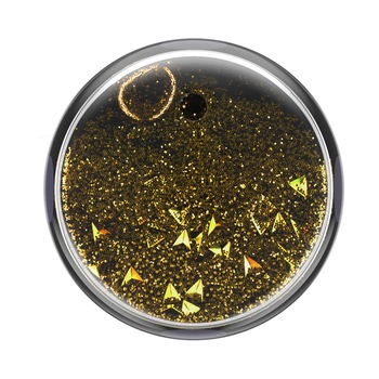 Suport universal pentru telefon Popsockets, lux, cu sclipici auriu, Galaxie, cu capac care se poate schimba Suport universal pentru telefon Popsockets, lux, cu sclipici auriu, Galaxie, cu capac care se poate schimba