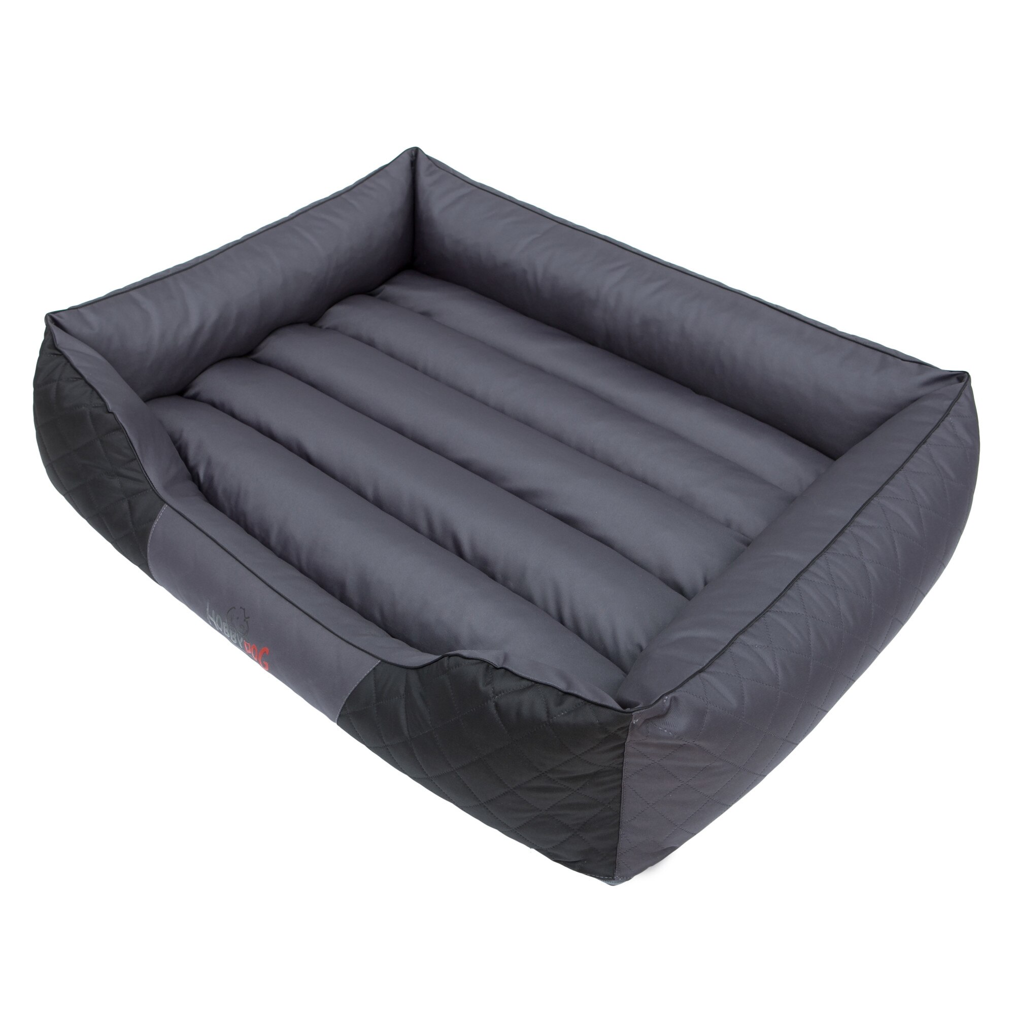 Culcus pentru animale de companie, HobbyDog Premium, Gri, Negru 65x50x20 cm