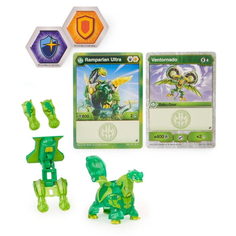 Set de joaca Ramparian Ultra si Baku Gear Bakugan Armored Alliance