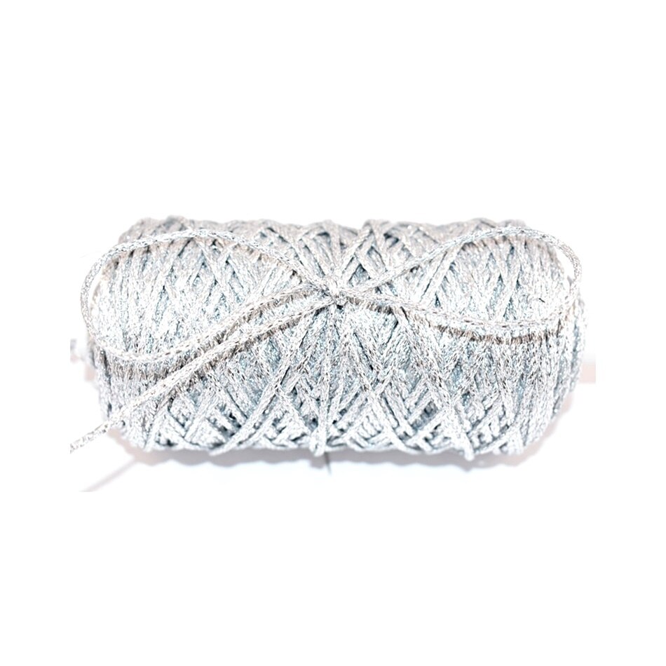 Snur cu fir argintiu 1.3 mm, rola 100 metri