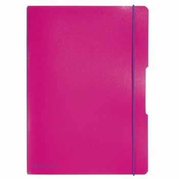 Caiet Herlitz MyBook Flex, A4, 2x40 file, matematica+matematica, coperta PP, roz Caiet Herlitz MyBook Flex, A4, 2x40 file, matematica+matematica, coperta PP, roz