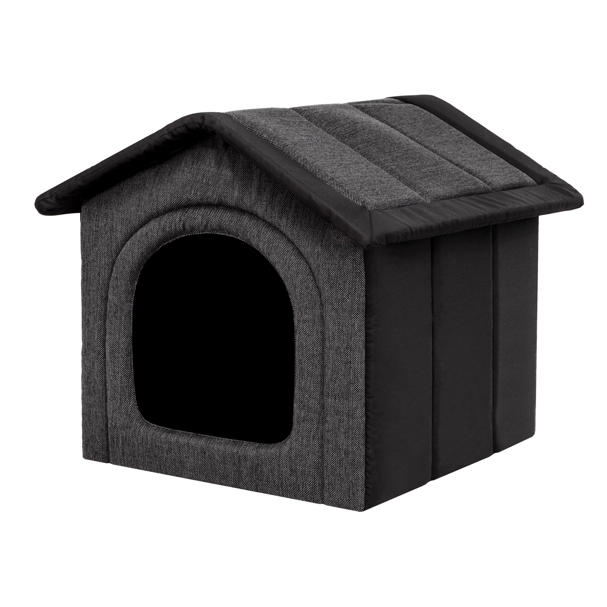 Casuta pentru animale, Inarii, Grafit cu negru, 44x38x45 cm