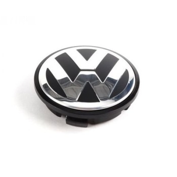 Capac Janta Volkswagen, plastic ABS, negru/argintiu Capac Janta Volkswagen, plastic ABS, negru/argintiu