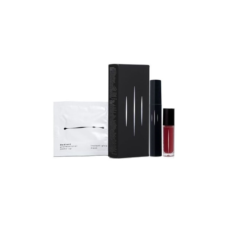 Set Machiaj Radiant Magna Lash Mascara cu Fibre 8ml + Mini Ruj Lip Color 78 3ml + Masca Fata Instant Glow Mask 6ml