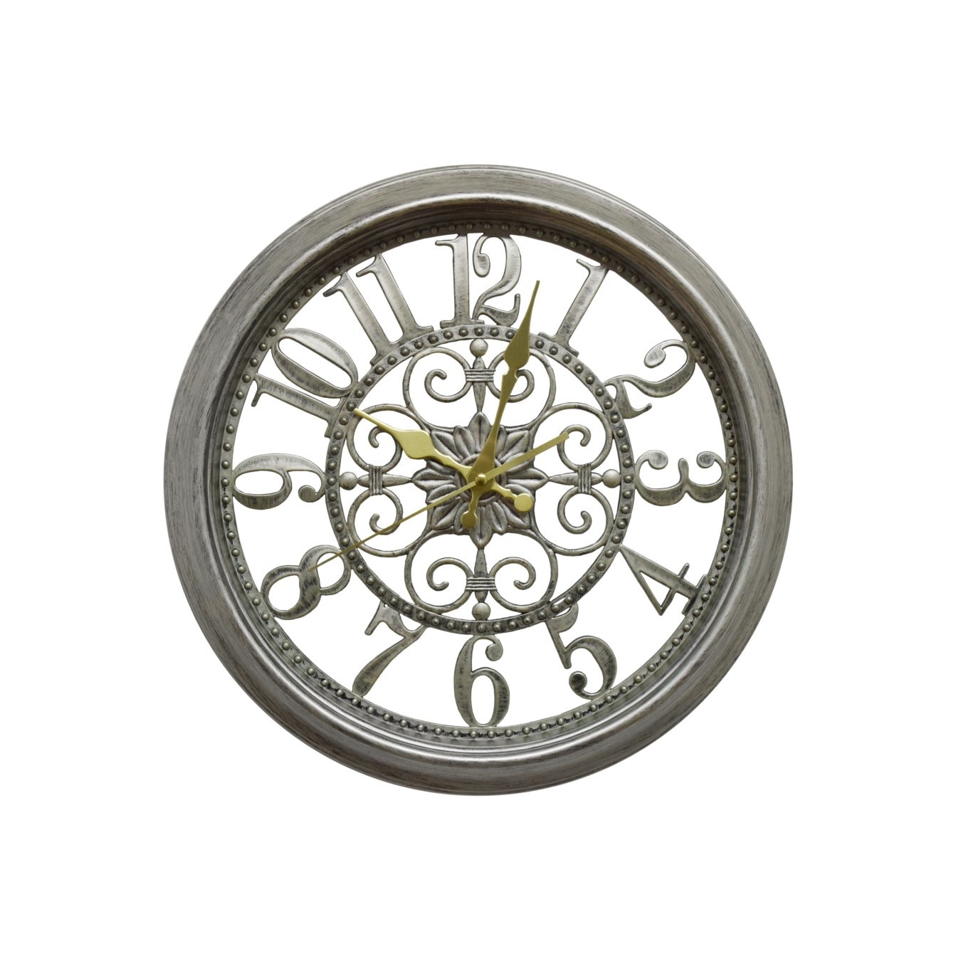 Ceas de perete 35 cm, mecanism silentios, D3326 culoare Gri