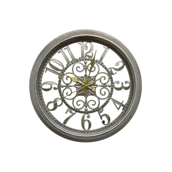 Ceas de perete 35 cm, mecanism silentios, D3326 culoare Gri Ceas de perete 35 cm, mecanism silentios, D3326 culoare Gri